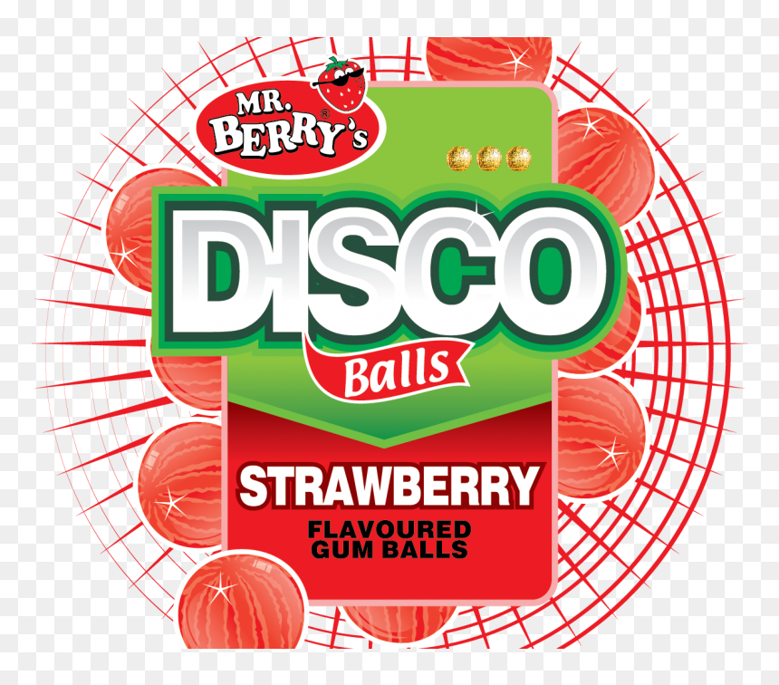 Disco Balls Strawberry - Food, HD Png Download - disco balls png