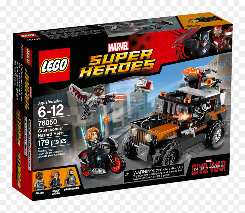 Lego Crossbones Hazard Heist, HD Png Download - marvel falcon png