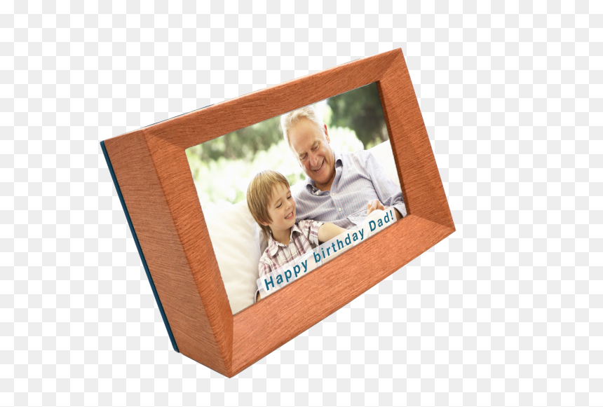 Digitaal Fotolijst Met Wifi, HD Png Download - old wood frame png