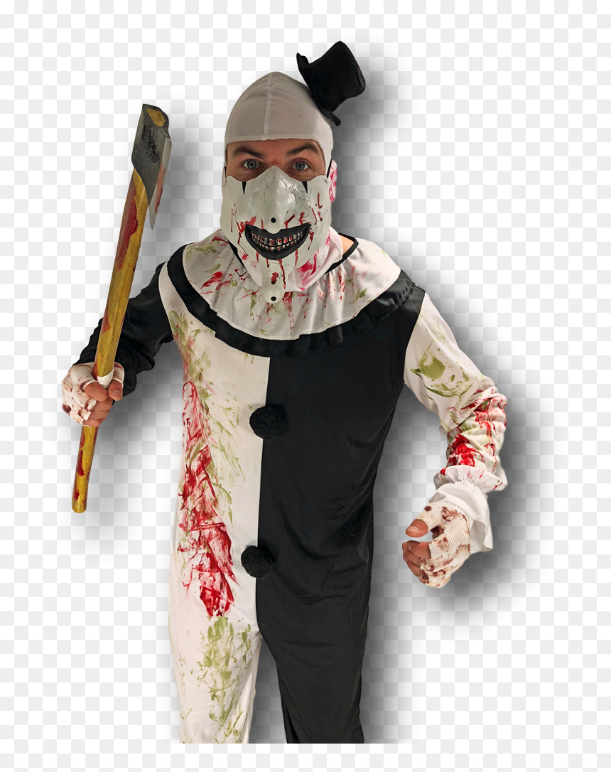 Halloween Costume, HD Png Download - scary clown face png