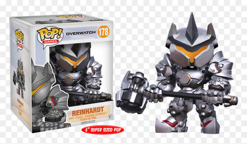 Reinhardt Overwatch Funko Pop, HD Png Download - codsworth png