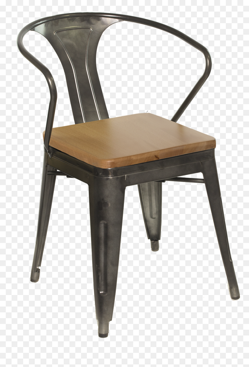 Outdoor Galvanised Steel Chair, HD Png Download - metal chair png