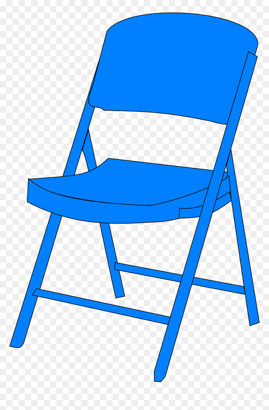 Folding Buying Guide Ads - Blue Chair Clipart, HD Png Download - metal chair png