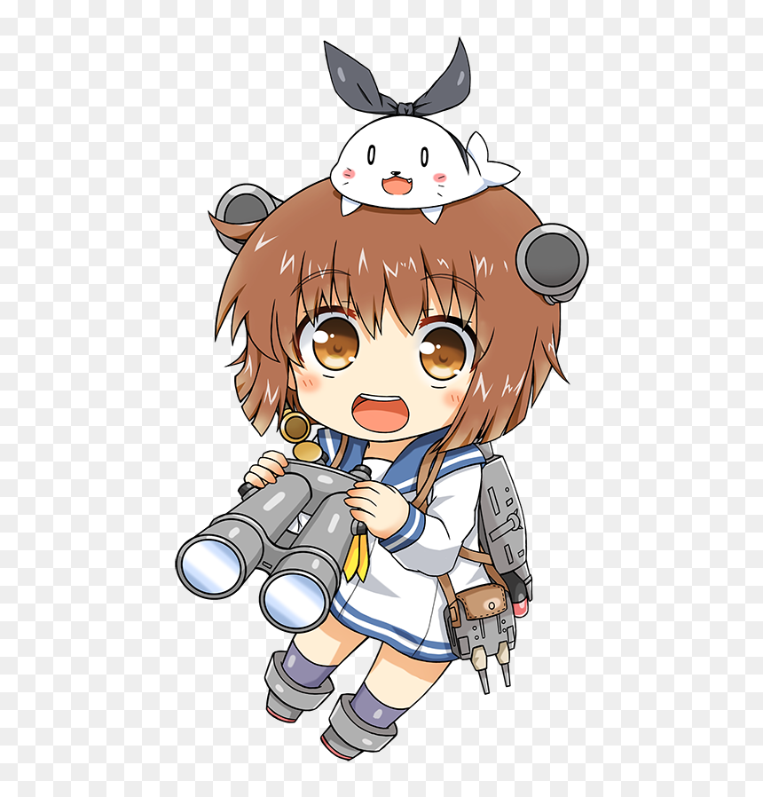 Shimakaze, Yukikaze, And Shimakaze Drawn By Greenteaneko - Kantai Collection Chibi Png, Transparent Png - shimakaze png