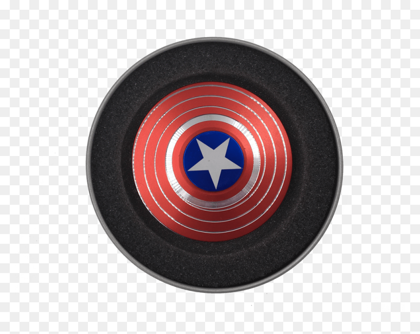 Captain America Marvel Super Heroe Shield Fidget Spinner - Captain America, HD Png Download - captain america the first avenger png