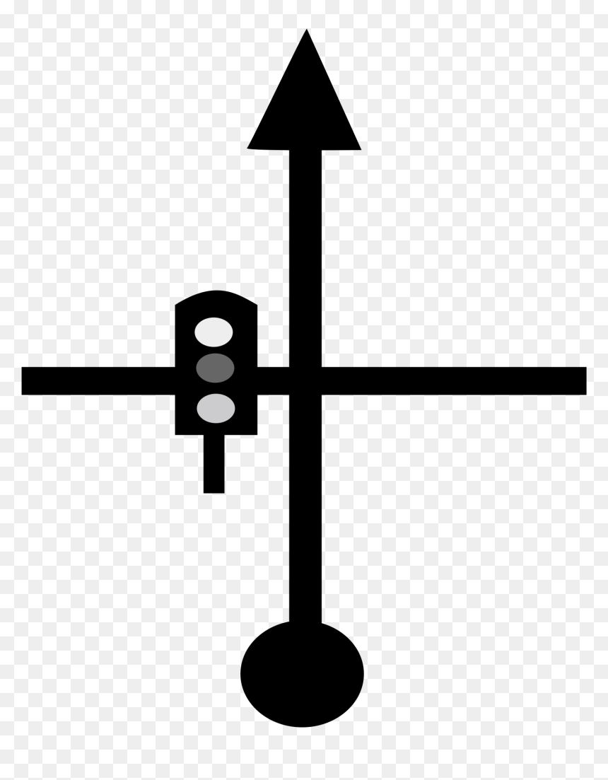Signal Take Straight Road Png Clip Arts - Clip Art, Transparent Png - roadpng