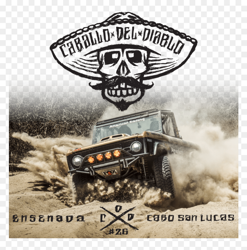 Born In Detroit, Built For Baja - Land Rover Defender, HD Png Download - roadpng