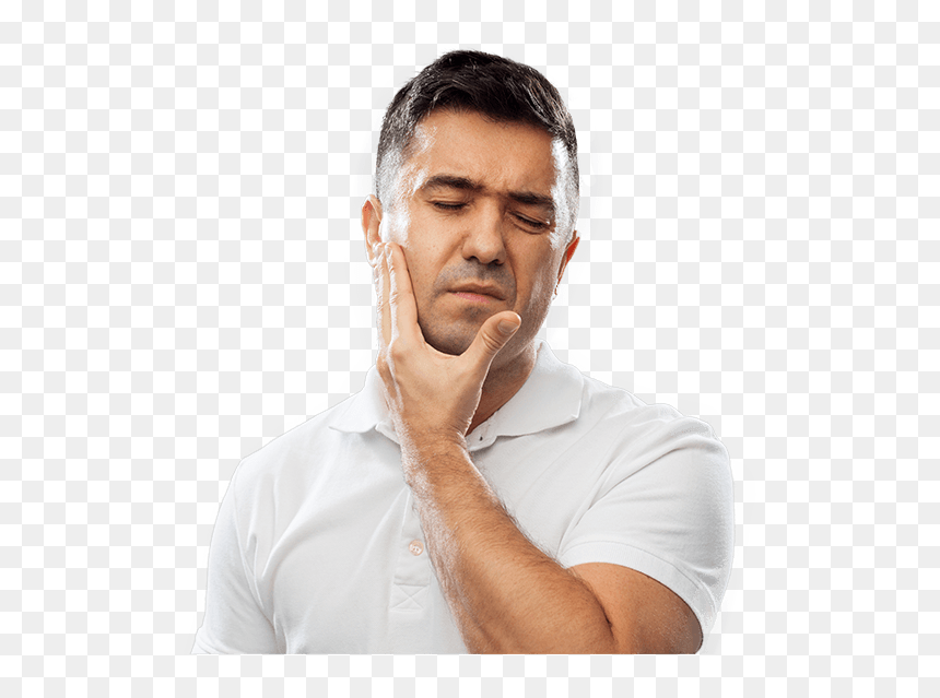 Man Holding Jaw In Pain - Dentistry, HD Png Download - human teeth png