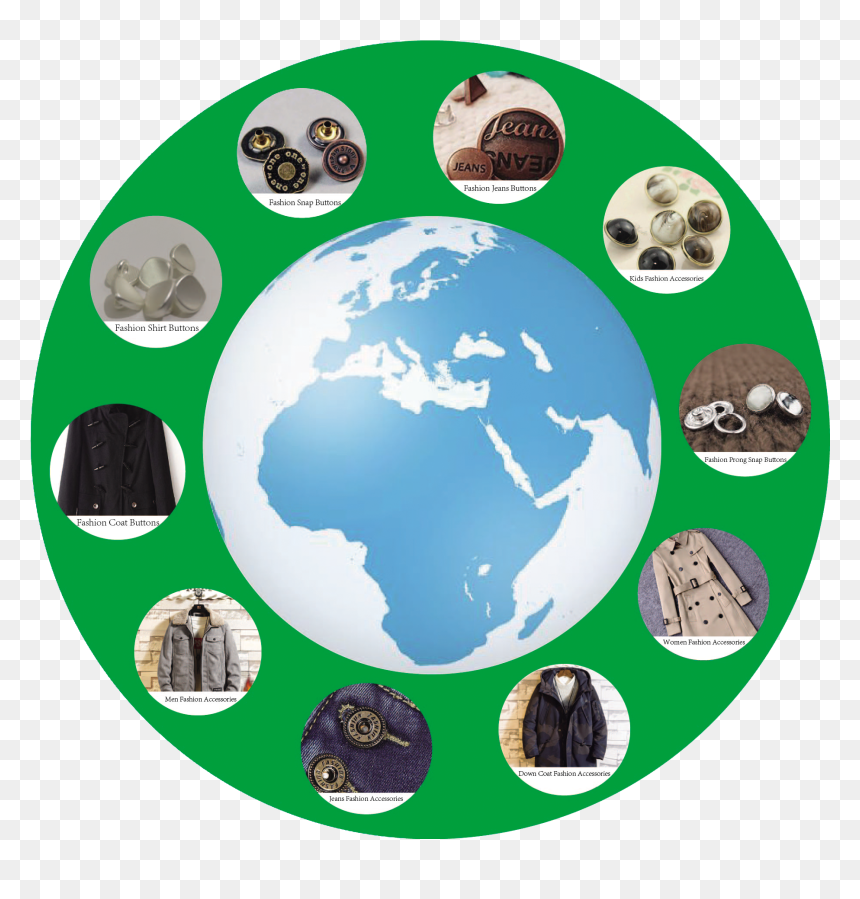 Man World Globe, HD Png Download - jean button png
