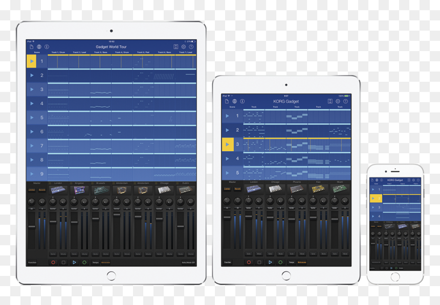 Korg Gadget Ipad, HD Png Download - garageband png