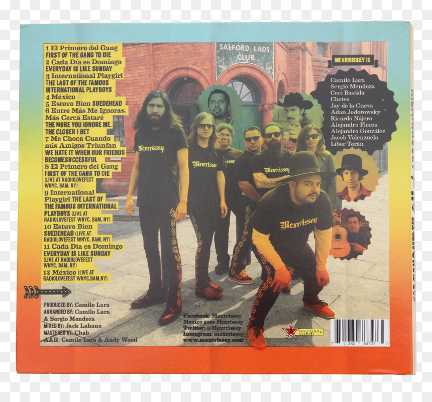 Mexrrissey No Manchester Vinyl - More You Ignore Me The Closer I Get Sh, HD Png Download - vinyl cover png