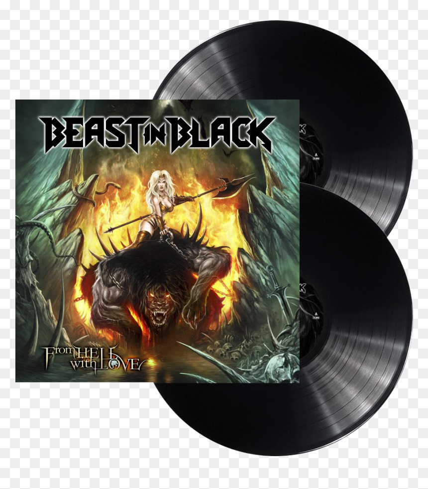 Beast In Black From Hell With Love Vinyl, HD Png Download - vinyl cover png