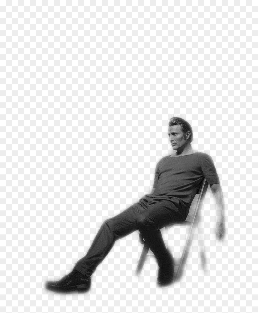 #man #sitting #person #freetoedit - Sitting, HD Png Download - man sitting in chair png