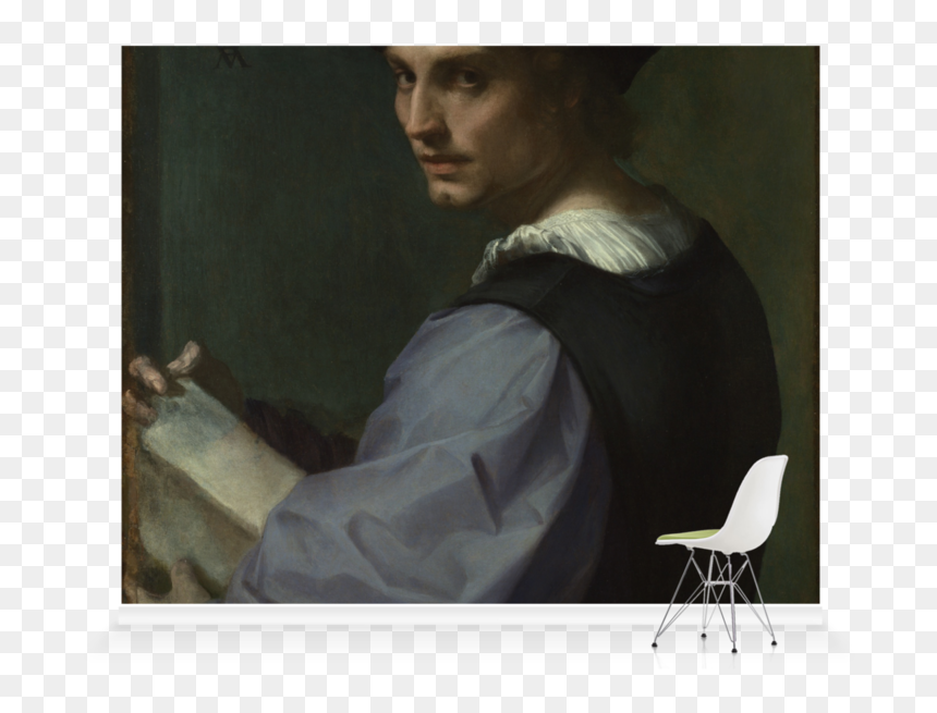 Andrea Del Sarto, HD Png Download - man sitting in chair png