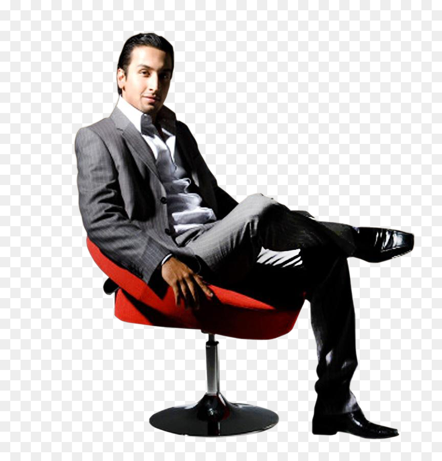 Sitting, HD Png Download - man sitting in chair png