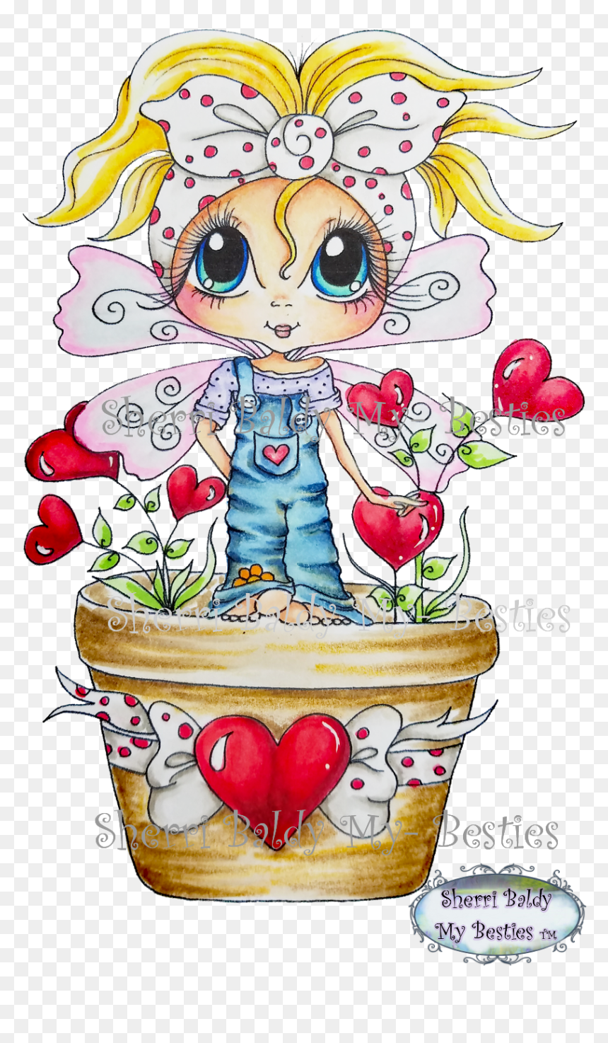 My Besties Sherri Baldy, HD Png Download - heart stamp png