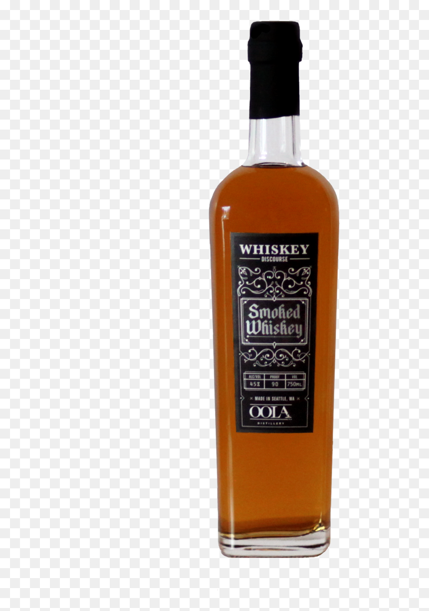 Smoked Whiskey Bottle Shot V4 - Glass Bottle, HD Png Download - poison apple png