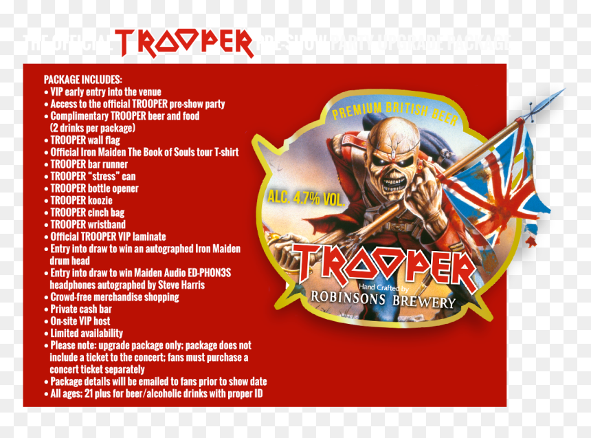 Iron Maiden Beer Logo, HD Png Download - madison square garden png