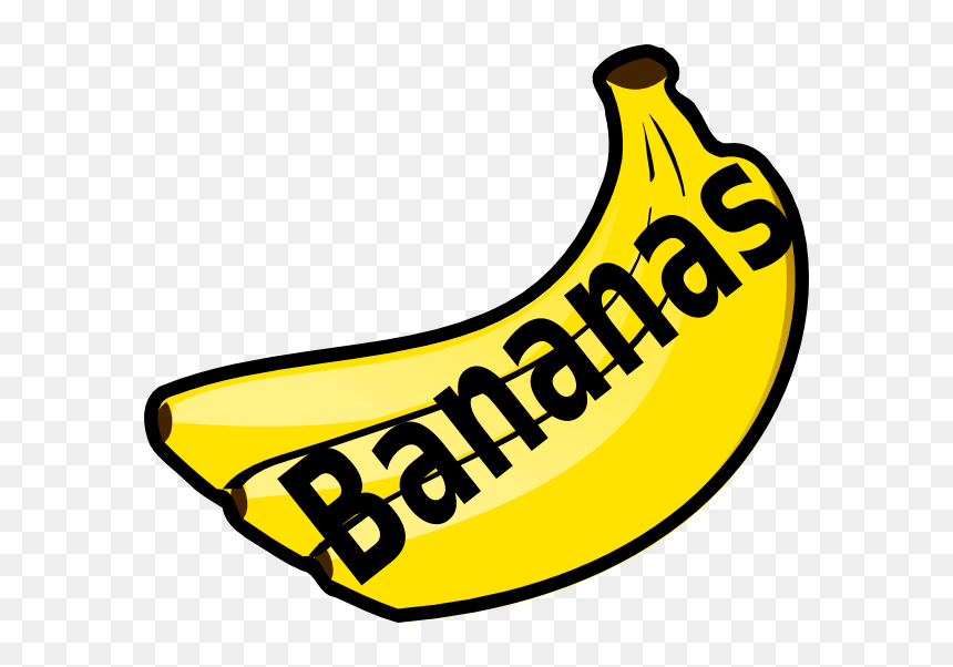 Bananas With Spelling Svg Clip Arts, HD Png Download - banana clip art png