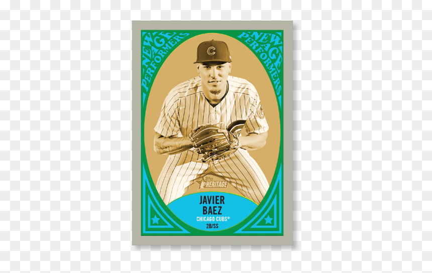 Javier Baez 2019 Heritage Baseball New Age Performers - Vintage Base Ball, HD Png Download - cubs hat png