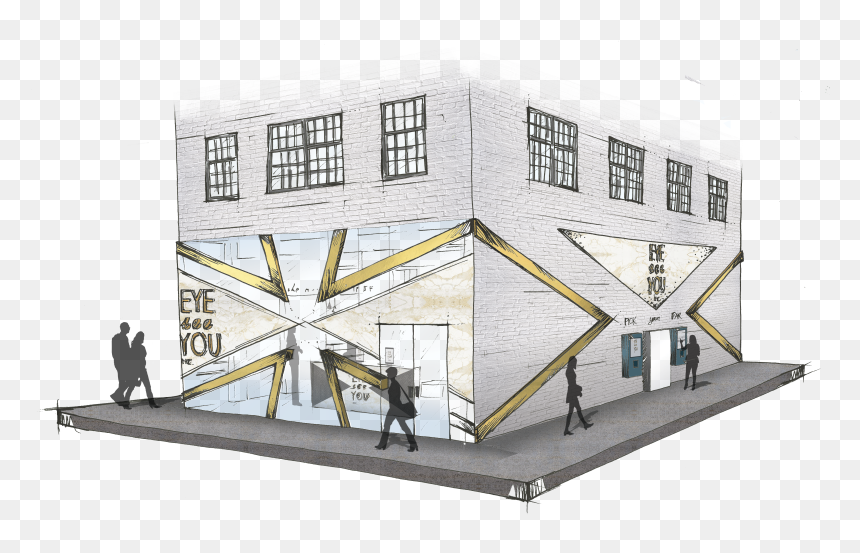 Brutalist Architecture, HD Png Download - pyramid eye png
