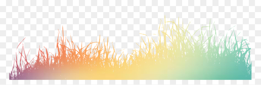 Color Grass Silhouette Png Download - Grass, Transparent Png - yellow grass png