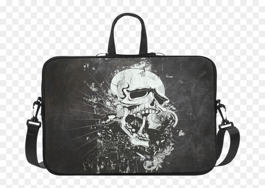 Dark Gothic Skull Macbook Pro 15"" - Macbook Air Case Skull, HD Png Download - gothic skull png