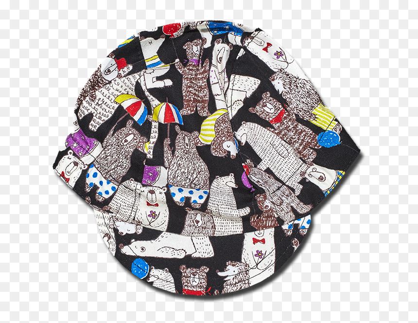Party Bears Cycling Cap - Baseball Cap, HD Png Download - bears helmet png