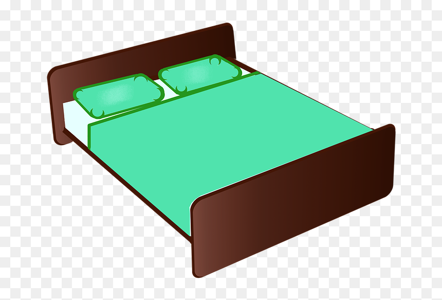 Bed Bedroom Furniture - Bed Furniture Clipart, HD Png Download - bed silhouette png