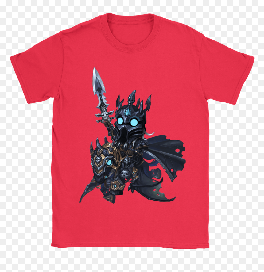 World Of Warcraft Death Knight Arthas Menethil Shirts - Blue Shirt Star Wars, HD Png Download - arthas png