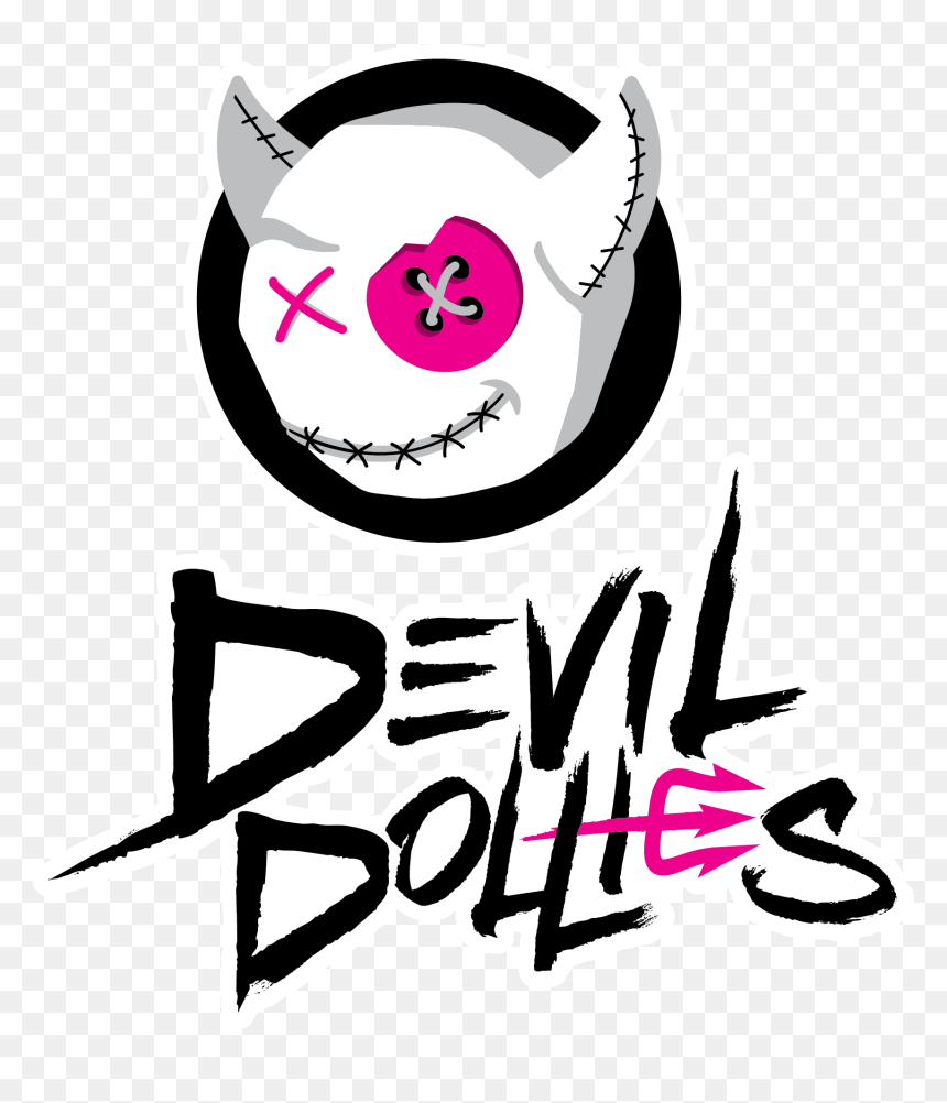 Transparent Clothespin Clipart - Queen City Roller Girls Dollies, HD Png Download - clothespin clipart png