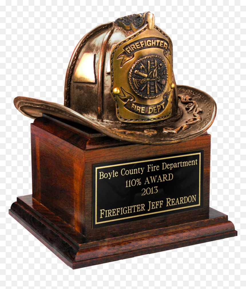 Trophy, HD Png Download - firefighter hat png