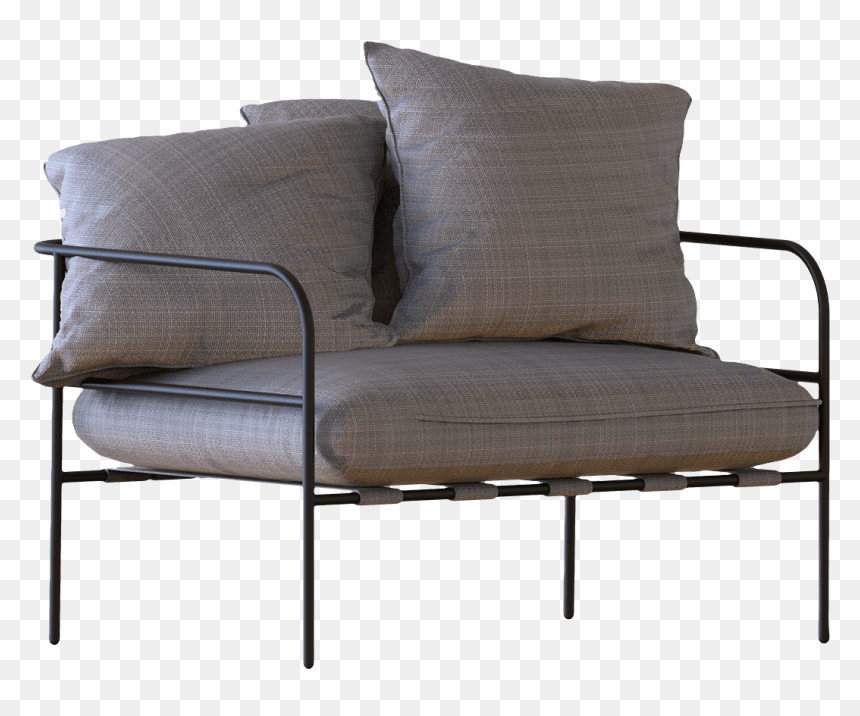 Outdoor Sofa, HD Png Download - sillon png