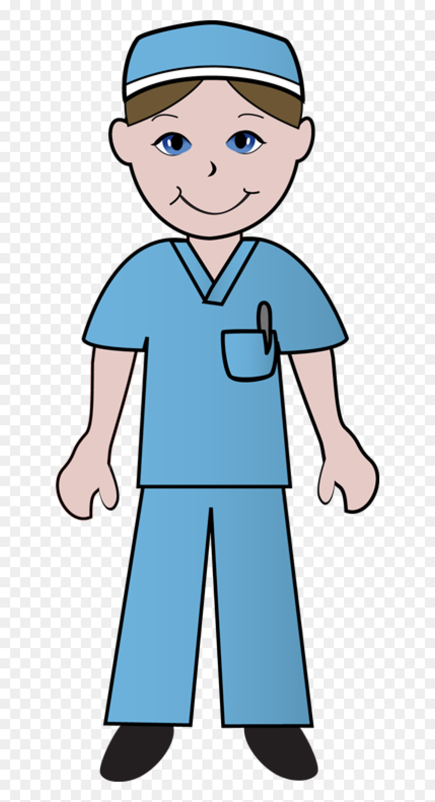 Scrubs Clipart, HD Png Download - doctor silhouette png