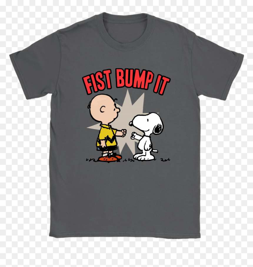 Fist Bump It Charlie Brown And Snoopy Shirts - Nfl, HD Png Download - cartoon fist png