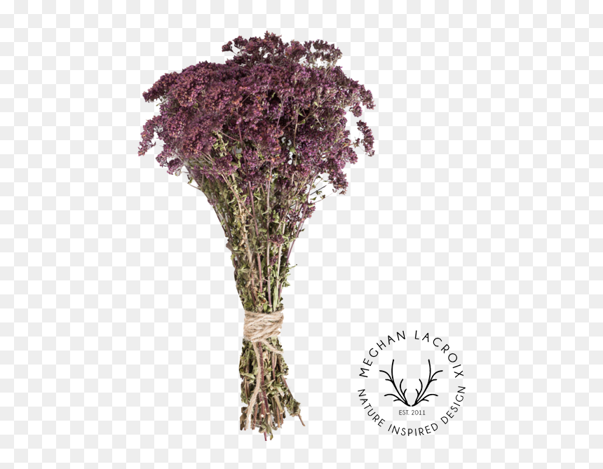 Preserved Greek Oregano - Artificial Flower, HD Png Download - burgundy flower png