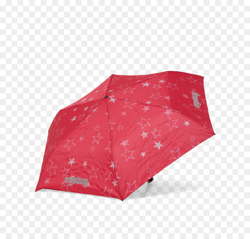 Ergobag Regenschirm Perlentauchbär, HD Png Download - red umbrella png