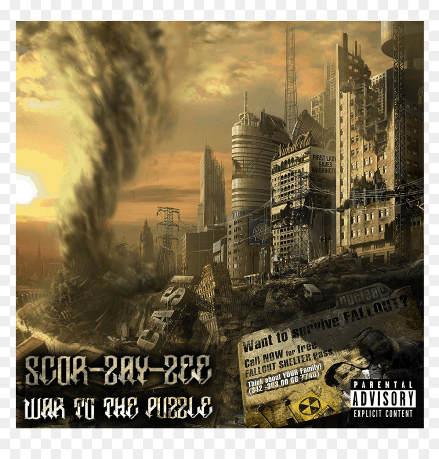 Cidade Destruida Game, HD Png Download - parental advisory png hd