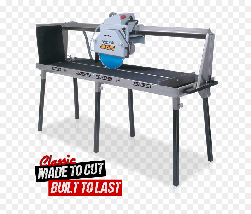 Stainless Steel Tile Saw - Tegelzaag Rodia 2512rs 120 Cm, HD Png Download - stone table png