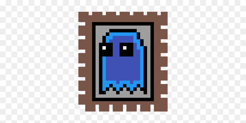 Graphic Design, HD Png Download - pacman blue ghost png