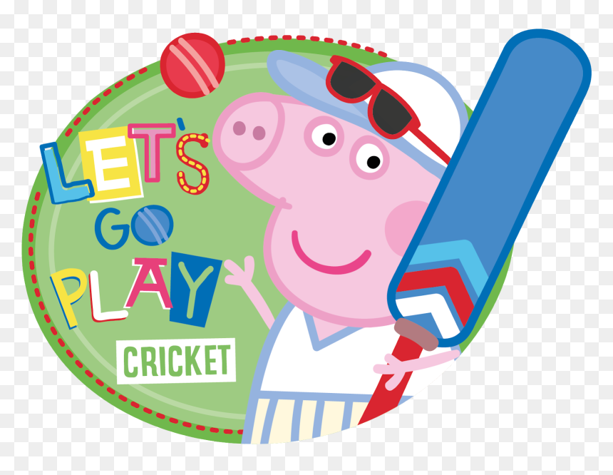 Peppa Pig Plays Cricket, HD Png Download - peppa pig george png