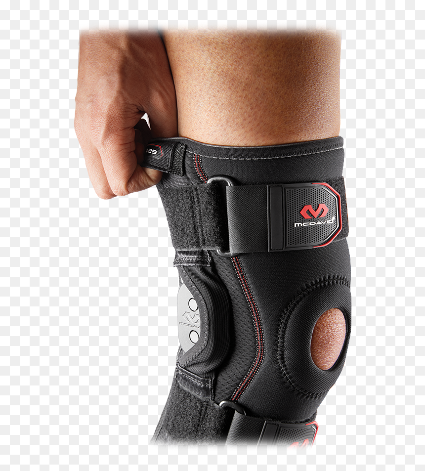 Knee Brace W/ Polycentric Hinges"
 Class= - Mcdavid Knee Brace With Polycentric Hinges, HD Png Download - brace png