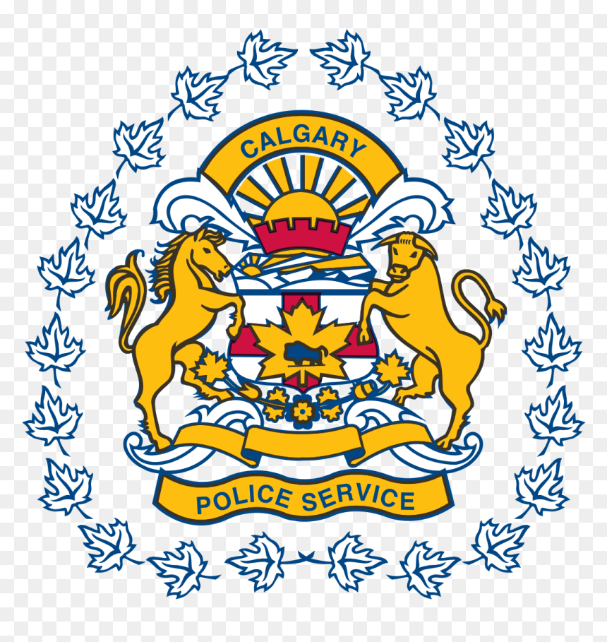 Calgary Police Service Logo, HD Png Download - police flag png
