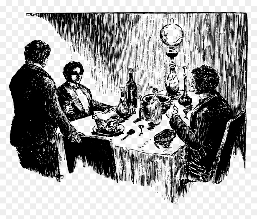 Victorian Drawing, HD Png Download - old fashioned png