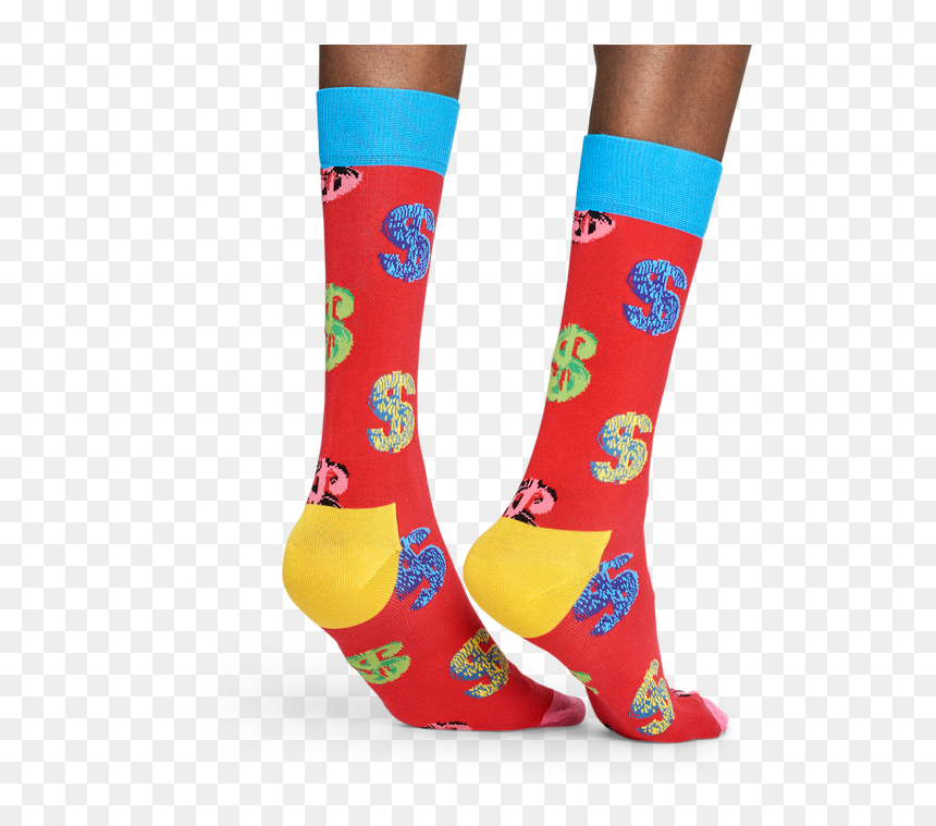 Happy Socks Andy Warhol Dollar Sock - Happy Socks Andy Warhol, HD Png Download - andy warhol png