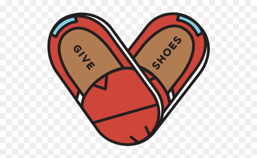 Toms Stickers Pack Messages Sticker-2 - Heart, HD Png Download - toms shoes logo png