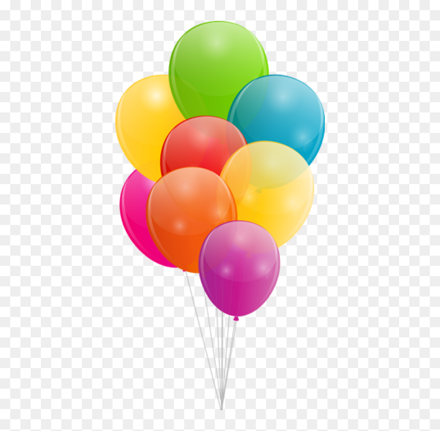 Multicolored Balloon Png Image - Balloons Png, Transparent Png - party balloon png