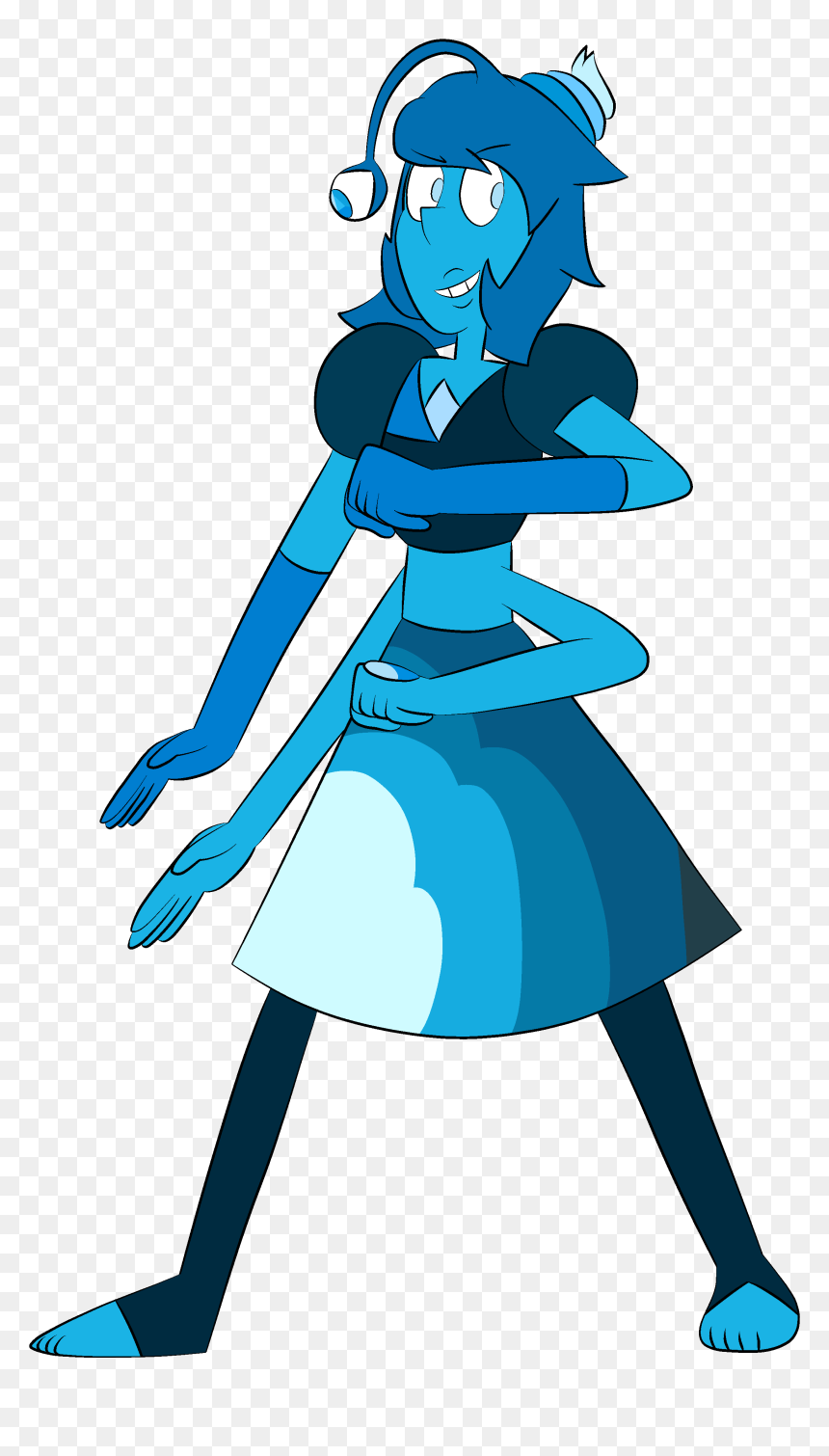 Hidden Crystal Gems Wiki - Cartoon, HD Png Download - blue hair png