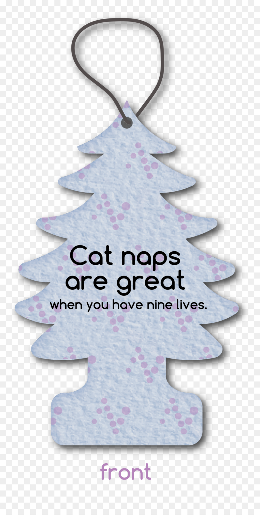 Airfreshener Front 1 - Christmas Ornament, HD Png Download - air freshener png