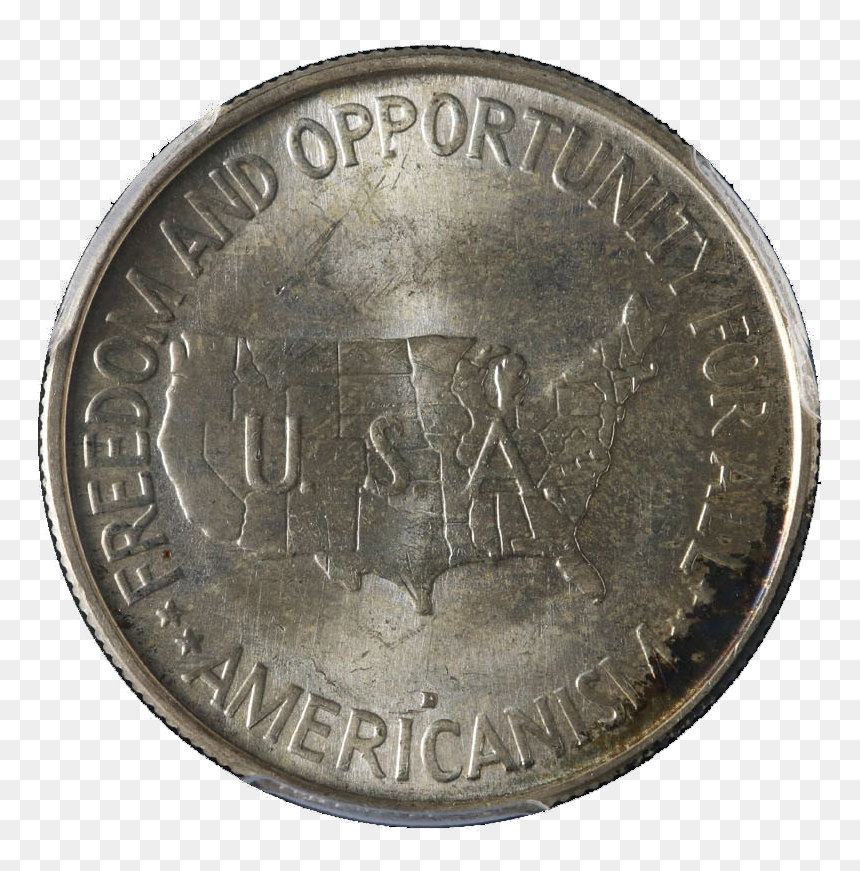 George Washington Carver / Booker T. Washington Silver, HD Png Download - half dollar png